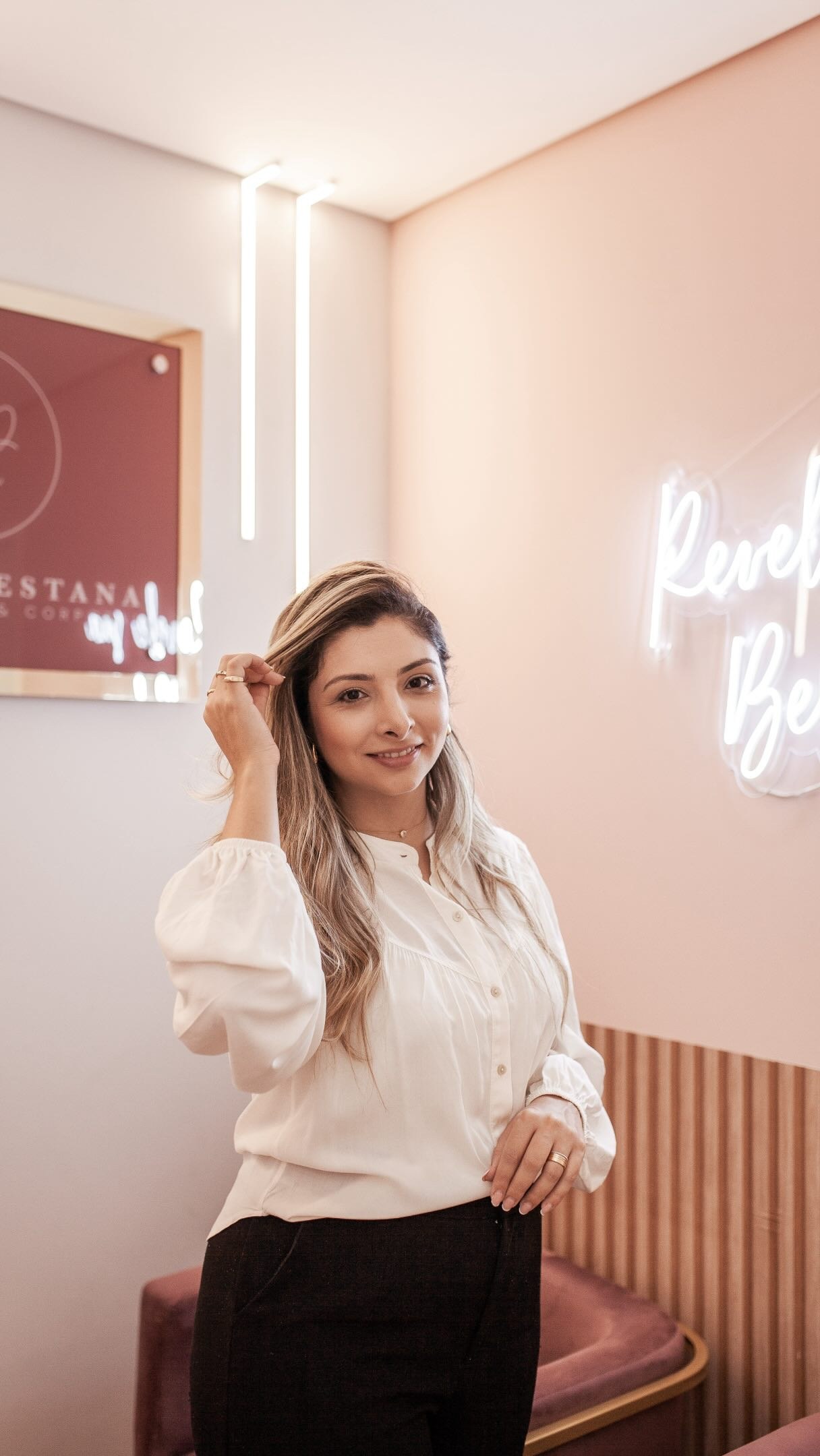 Larissa Pestana na clínica